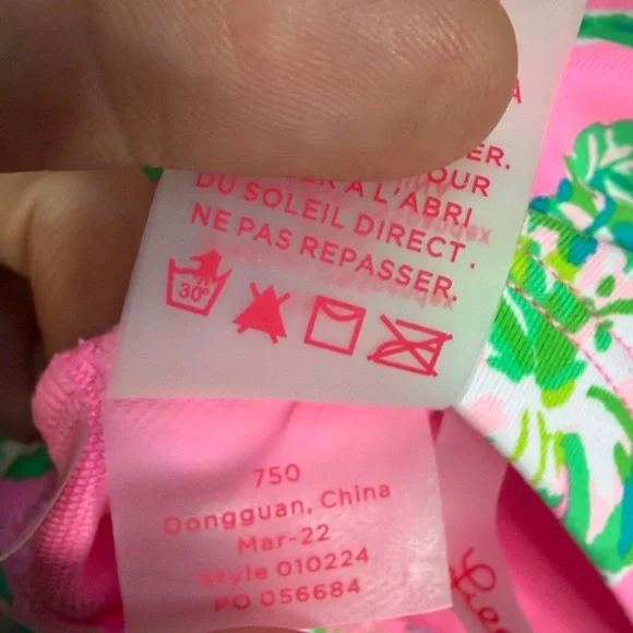 Lilly Pulitzer Ressina Bikini Crop Top Women's 8 - Picture 7 of 9